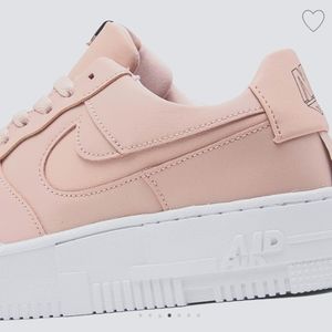 Nike air force ones light  pink brand new size 7 1/2 women's